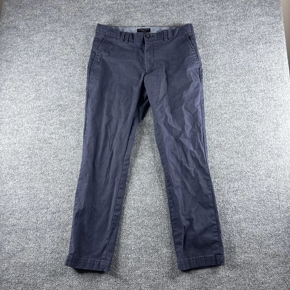 Banana Republic Aiden Fit Chino Pants Mens 32x29 Blue Cotton Dress Casual Prep